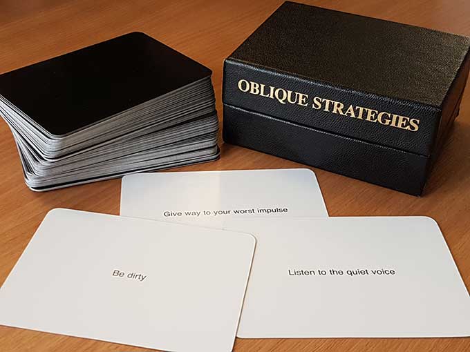 Oblique strategies deck